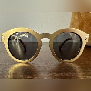 Stella McCartney Rounded Tortoise Sunglasses